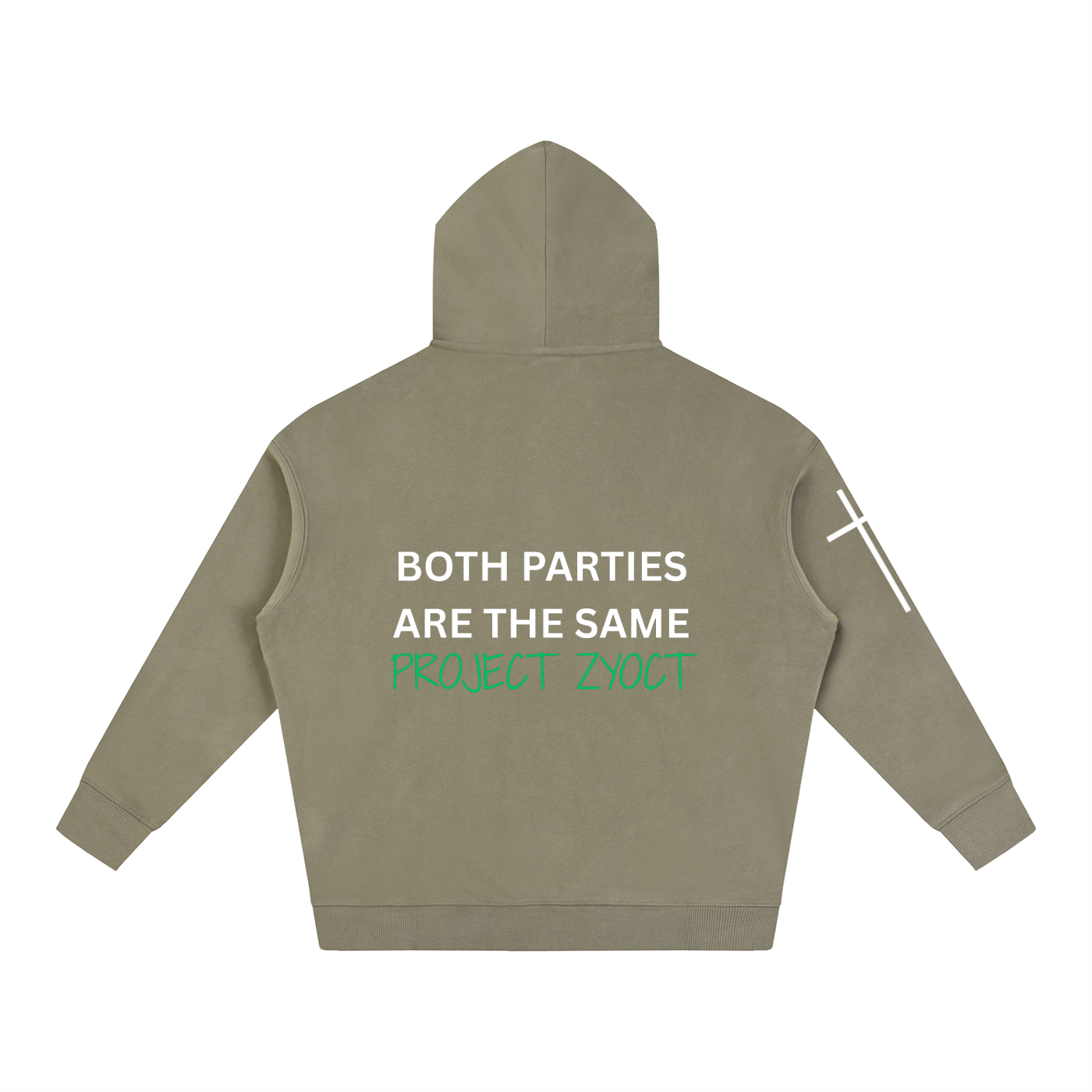 "Both Parties Are the Same" Oversize Hoodie