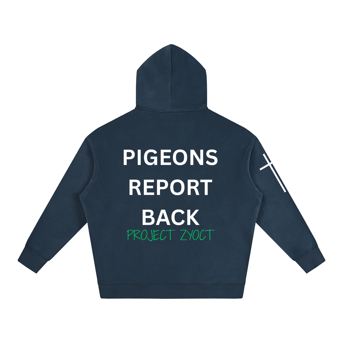 "Pigeons Report Back" Oversize Hoodie