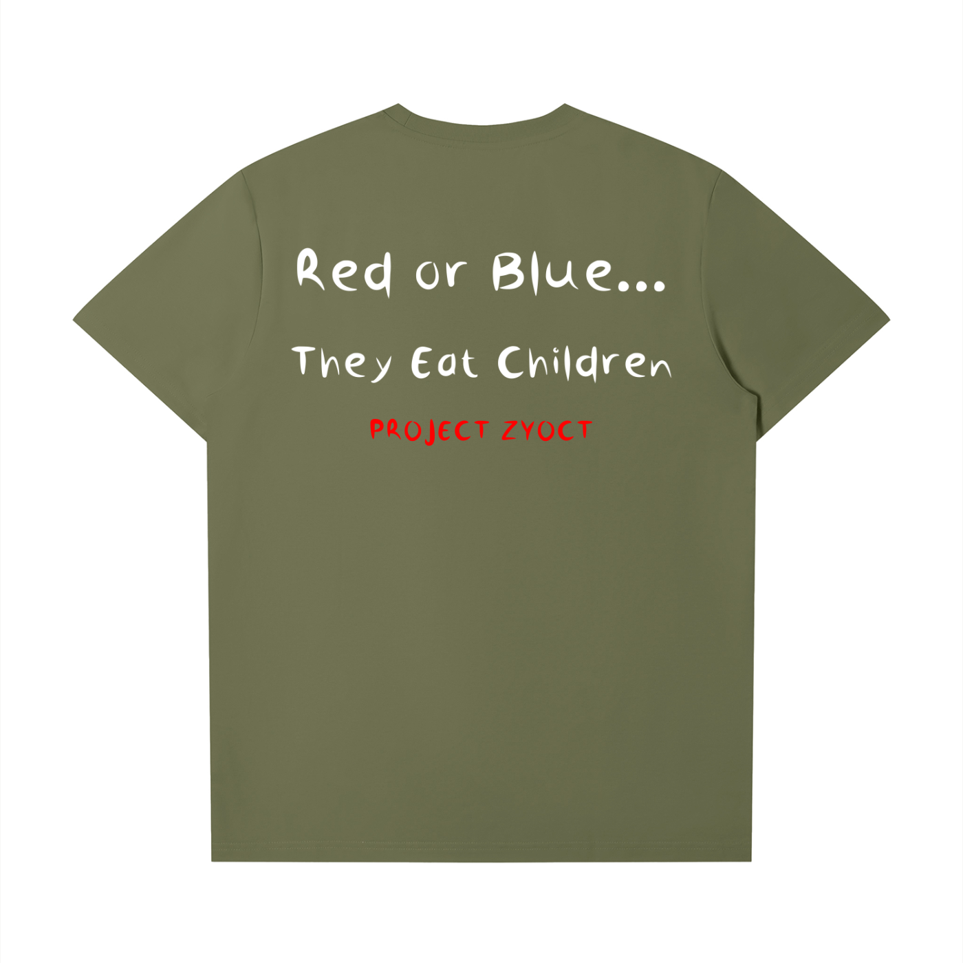 "Red or Blue... They Eat Children" T-Shirt