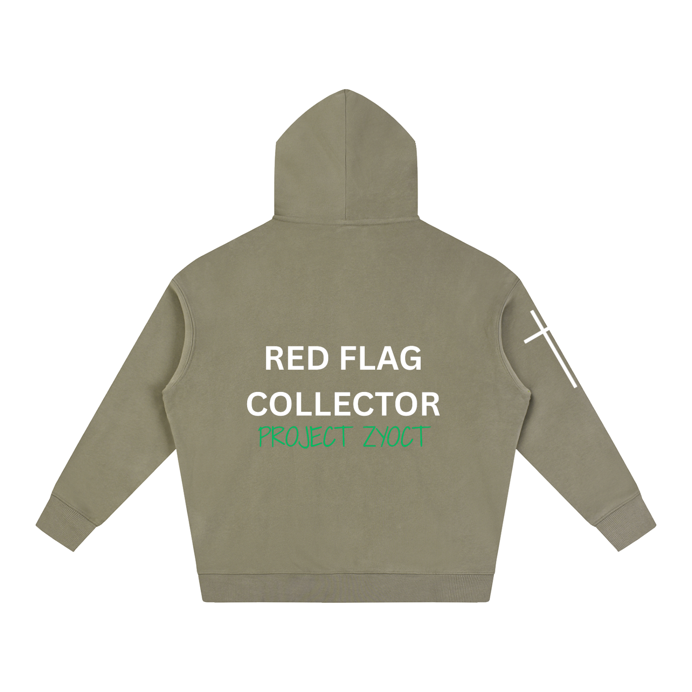 "Red Flag Collector" Oversize Hoodie