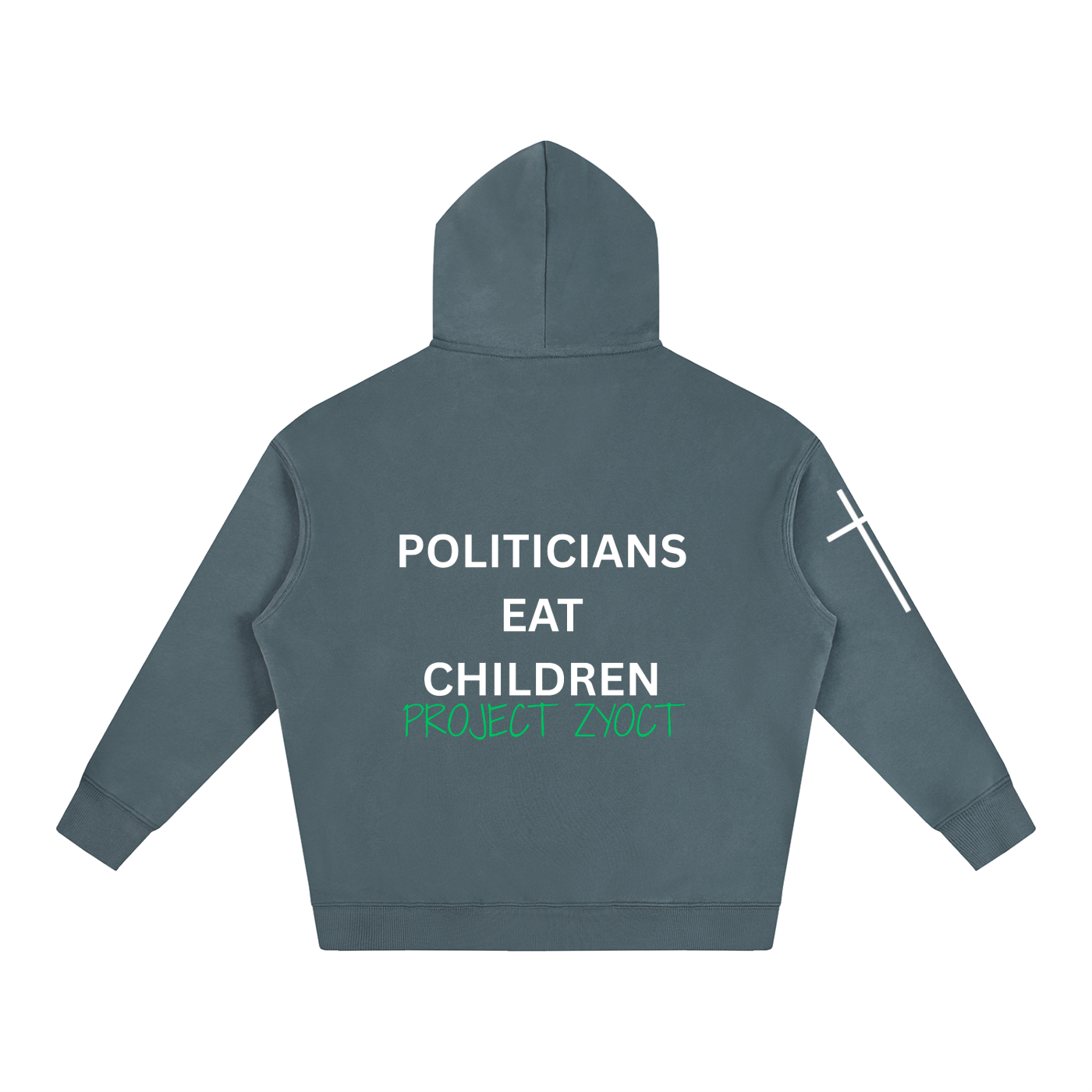 "Politicians Eat Children" Oversize Hoodie