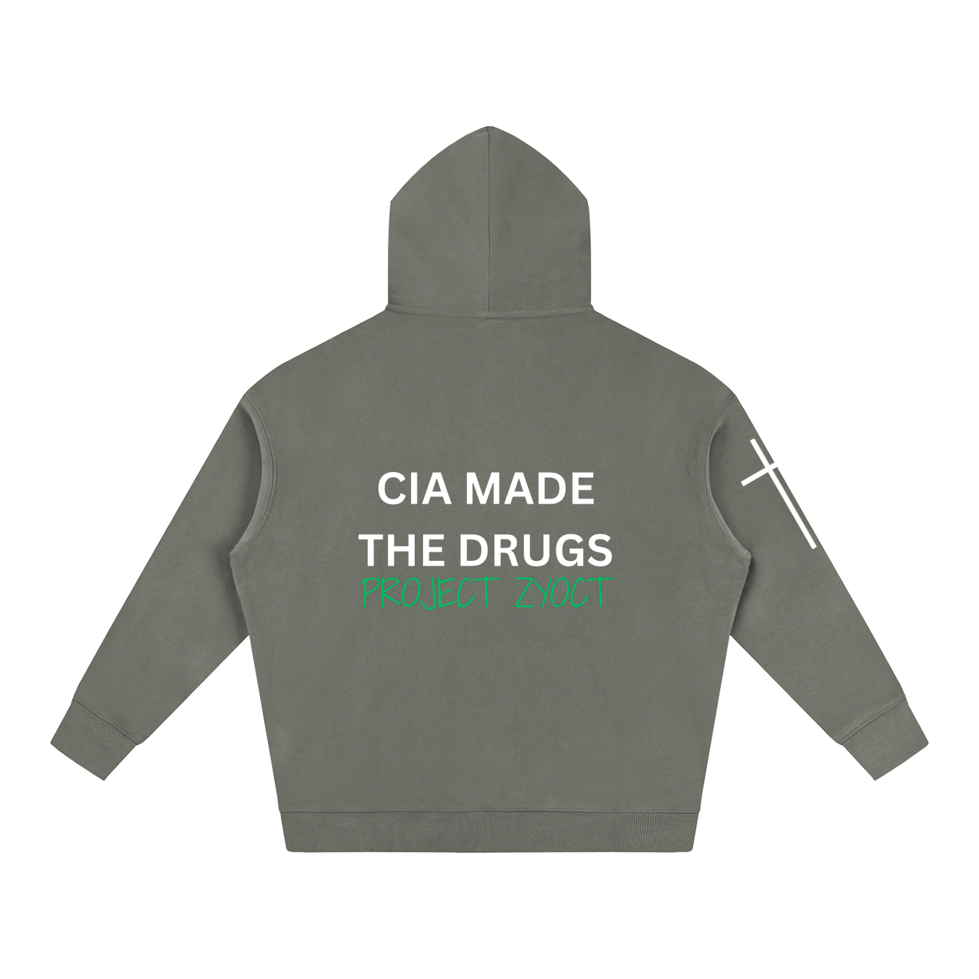"CIA Made the Drugs" Oversize Hoodie