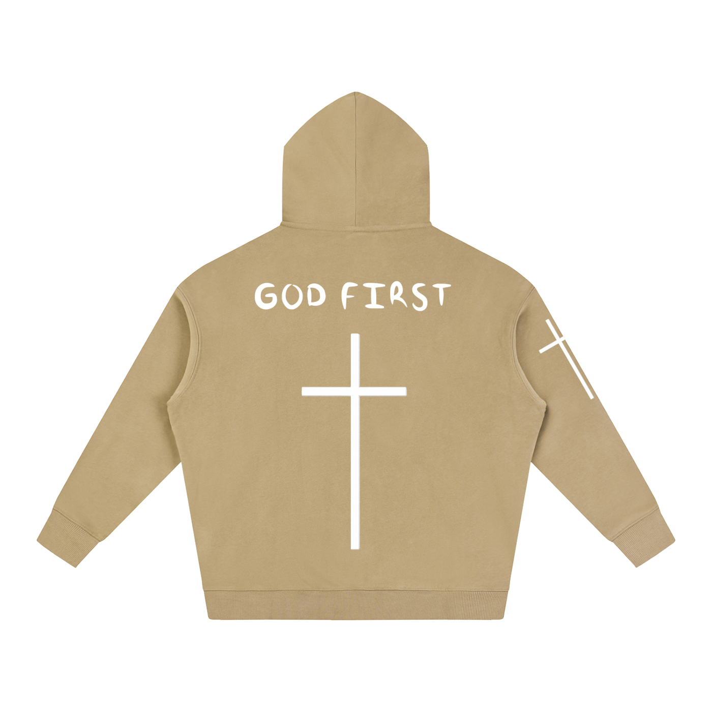 "GOD FIRST" Oversize Hoodie