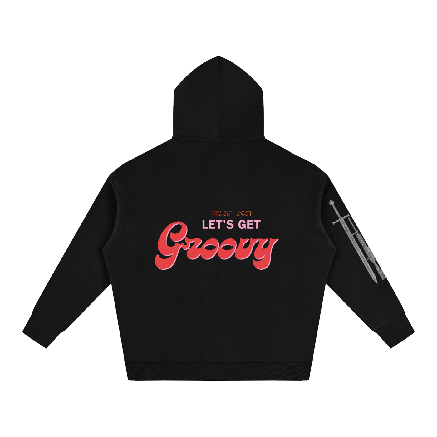 "LETS GET GROOVY" Oversize Hoodie