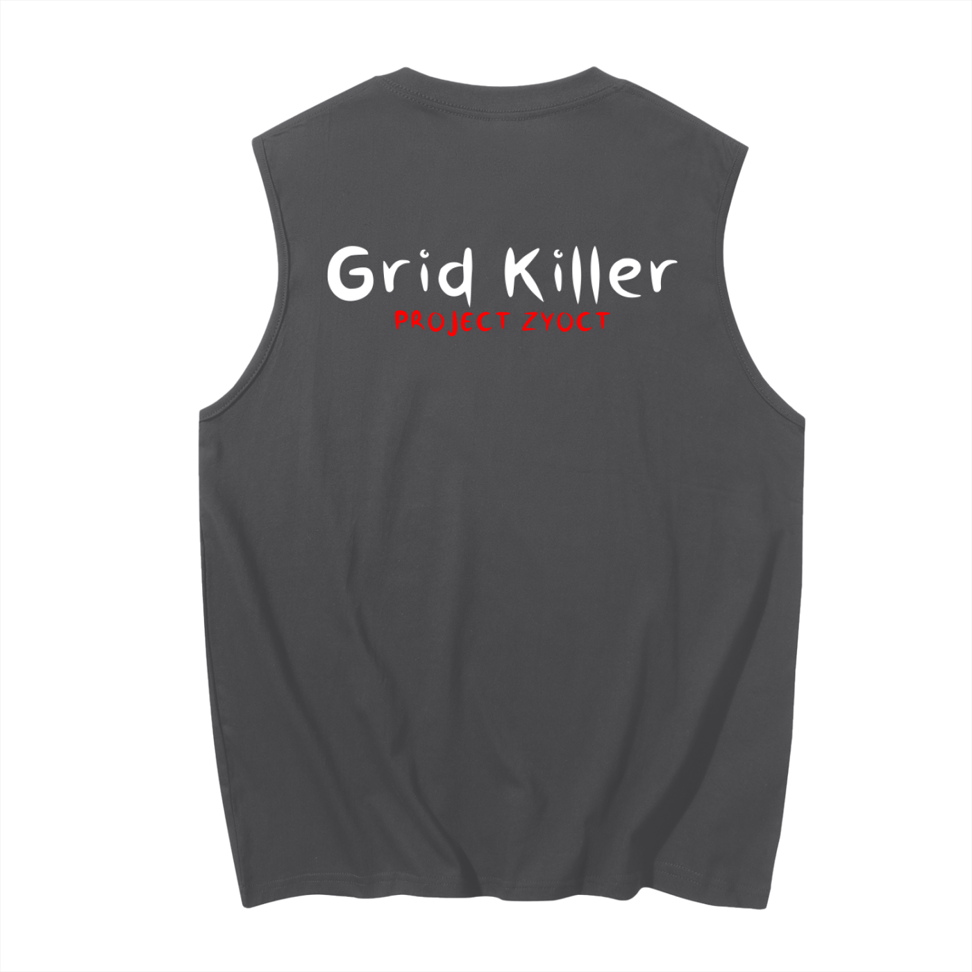 "Grid Killer" Cotton Tank Top