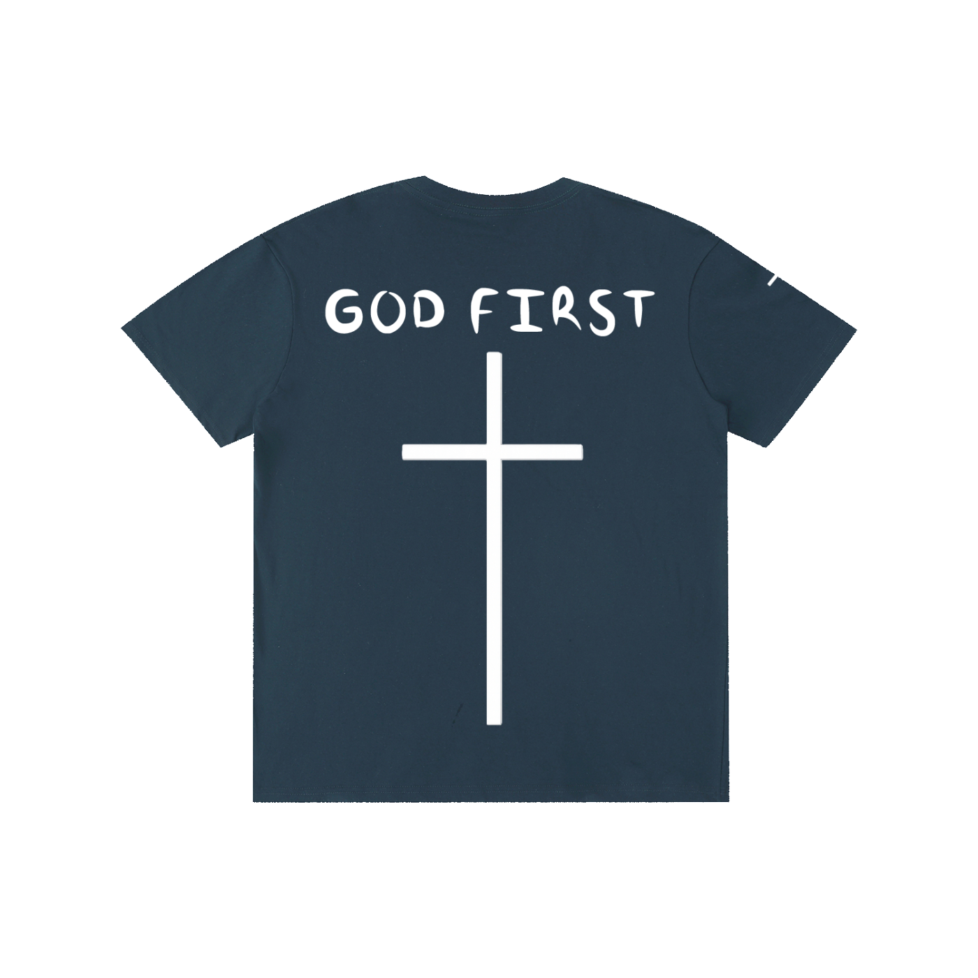 "GOD FIRST" Cotton T-Shirt