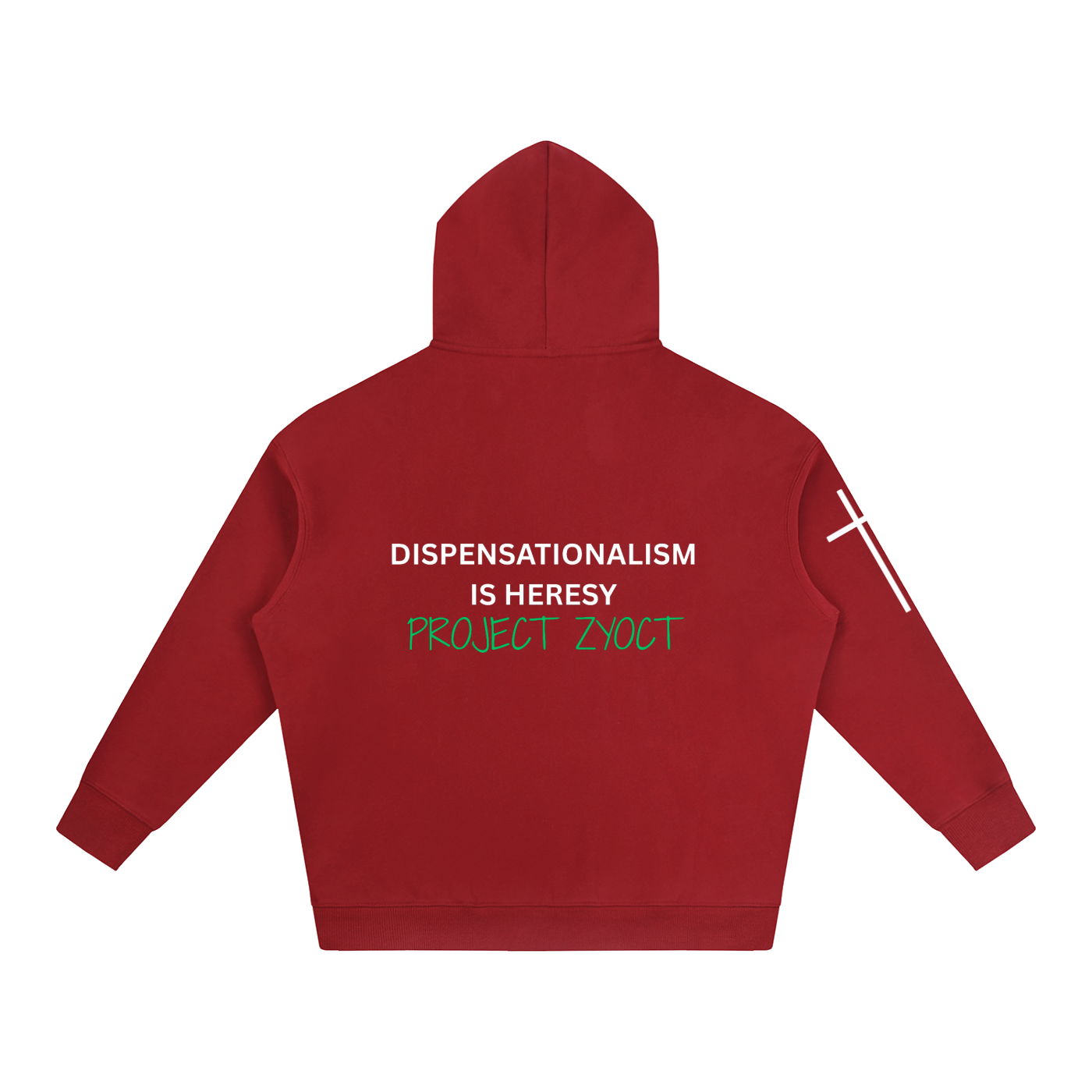 "Dispensationalism is Heresy" Oversize Hoodie