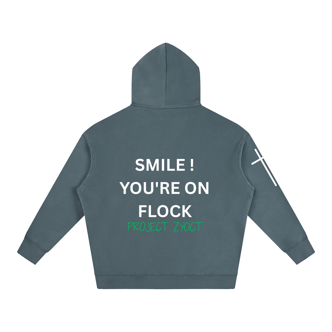 "Smile You're On Flock" Oversize Hoodie
