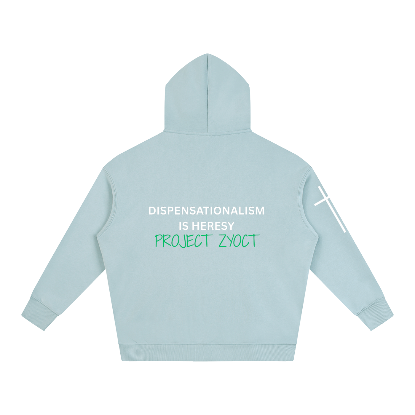 "Dispensationalism is Heresy" Oversize Hoodie