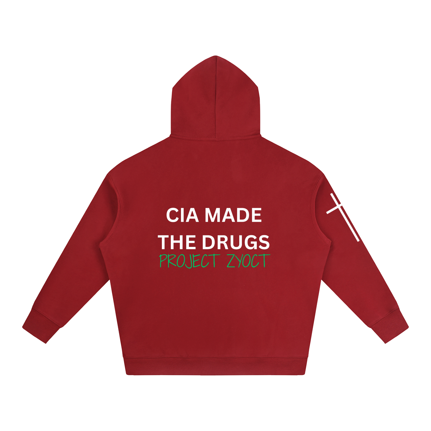 "CIA Made the Drugs" Oversize Hoodie