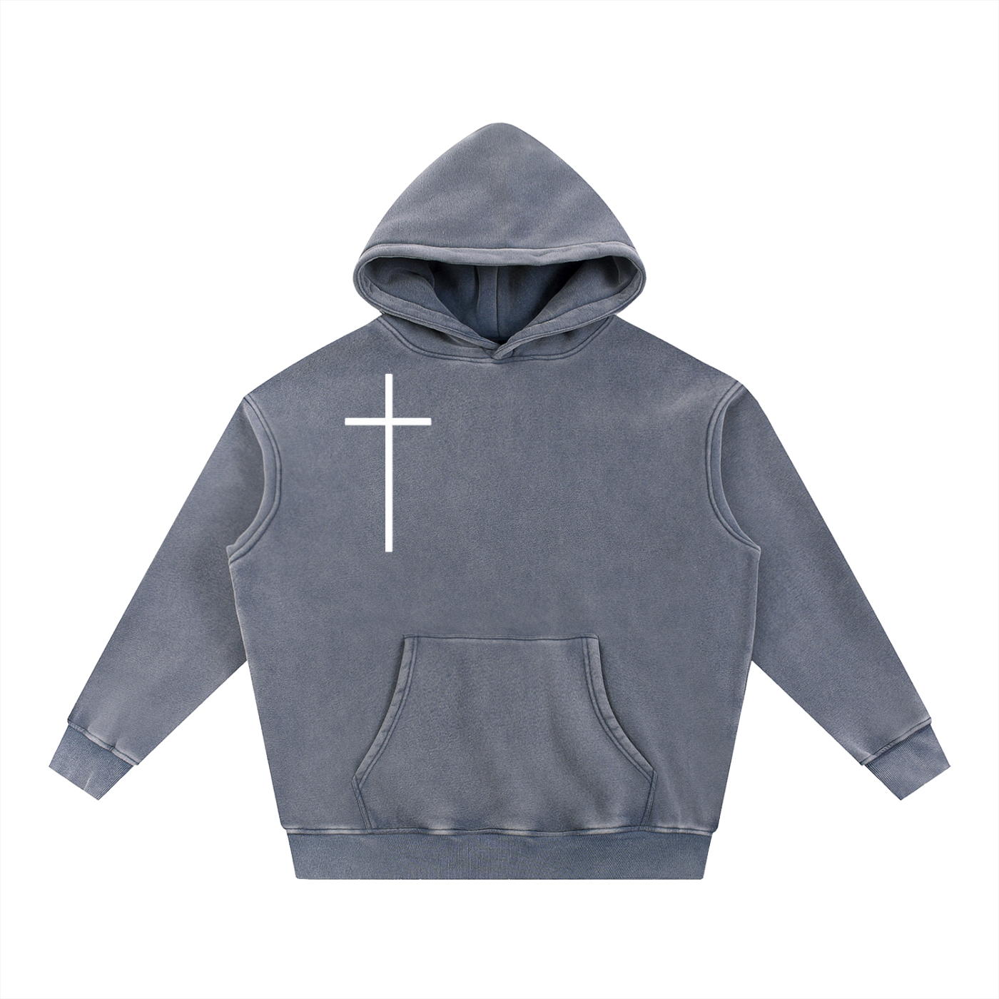 "Professionally Unhinged" Snow Wash Oversize Hoodie
