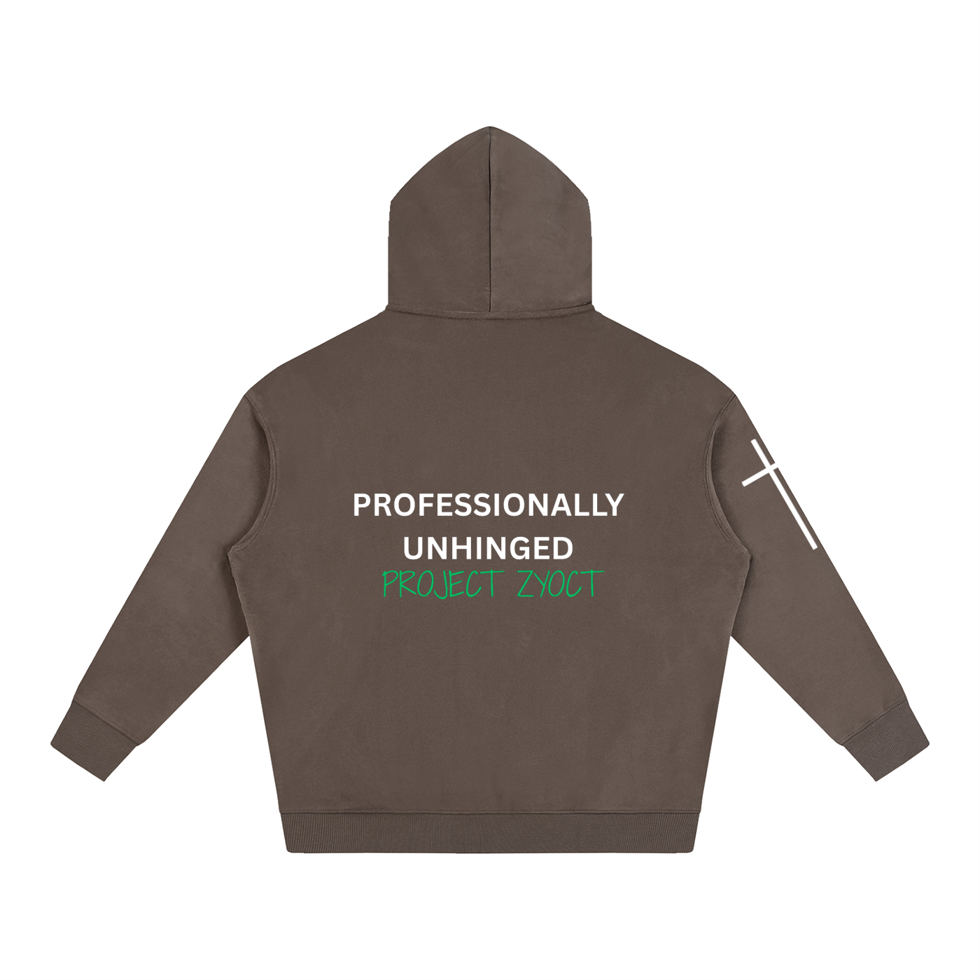 "Professionally Unhinged" Oversize Hoodie