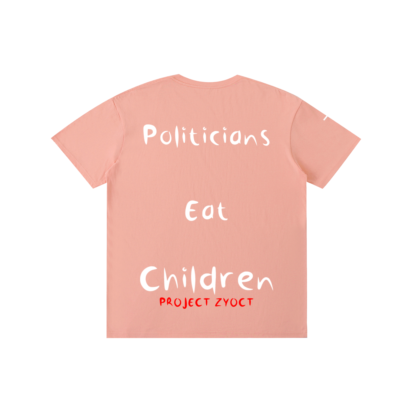 "Politicians Eat Children" Cotton T-Shirt