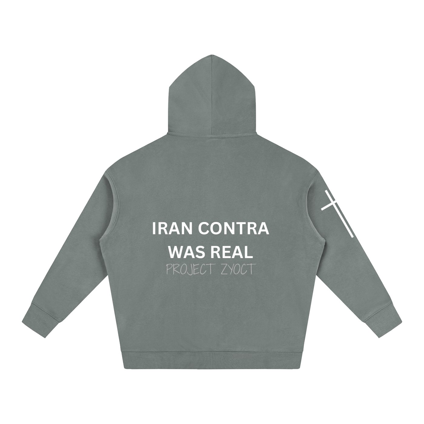 "Iran Contra Was Real" Oversize Hoodie