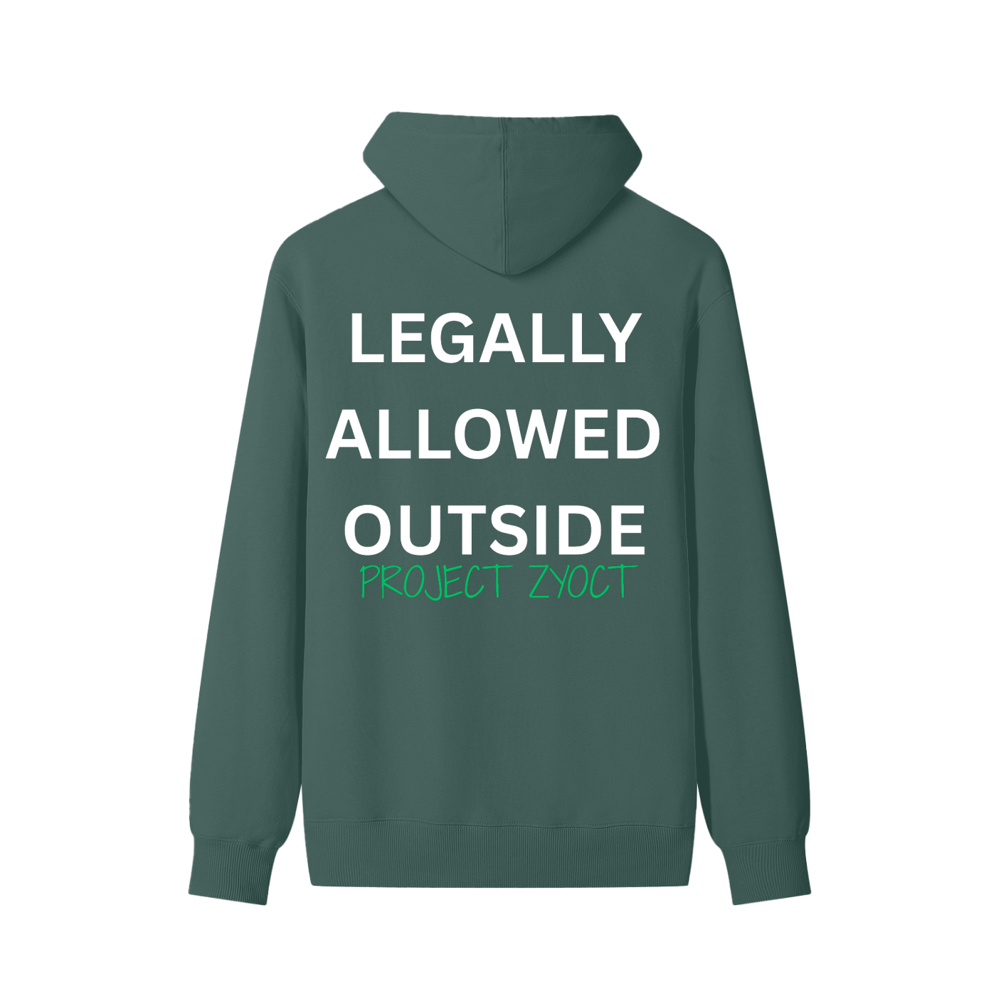 "Legally Allowed Outside" Classic Cotton Hoodie