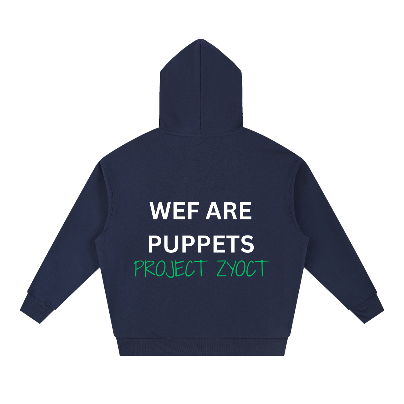 "WEF Are Puppets" Heavyweight Hoodie