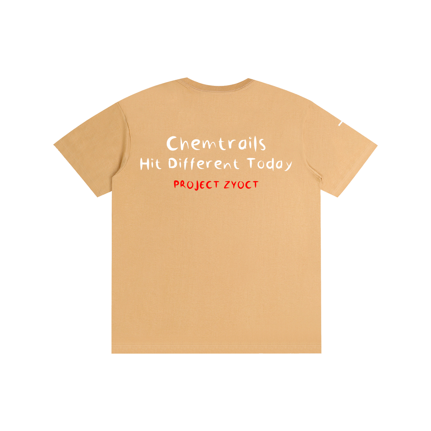 "Chemtrails Hit Different Today" Cotton T-Shirt