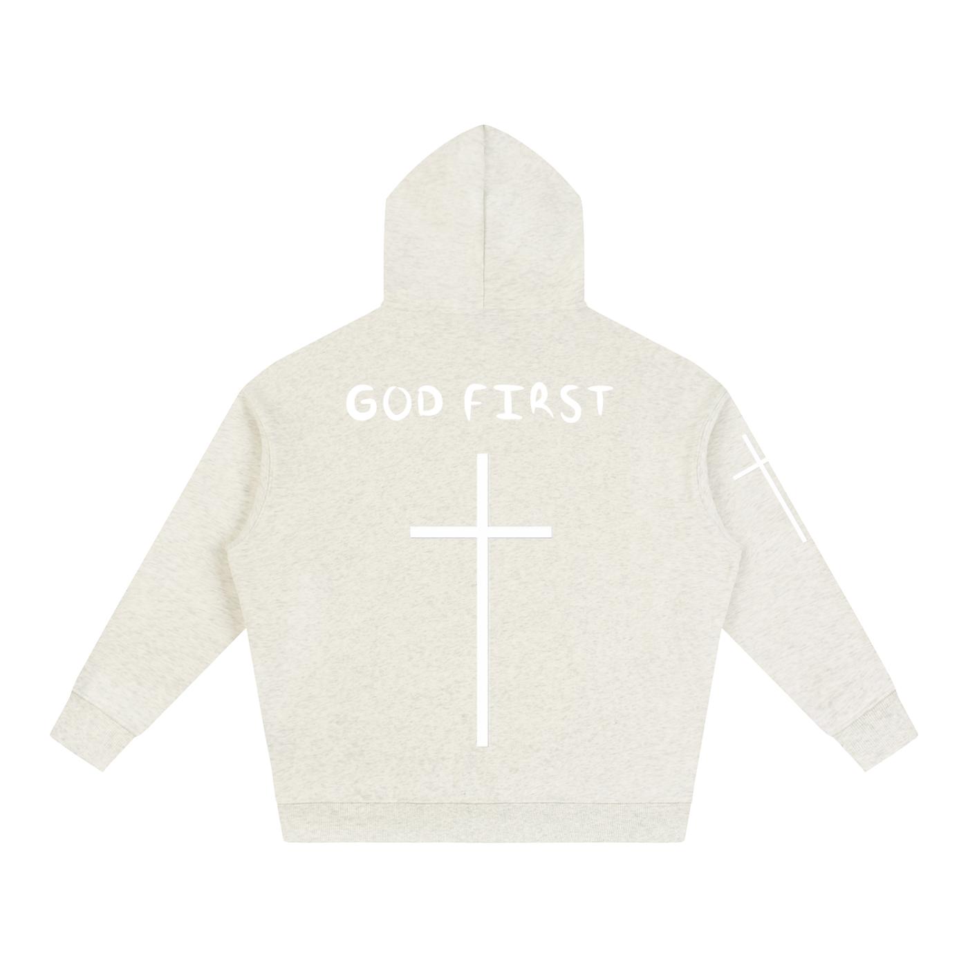 "GOD FIRST" Oversize Hoodie