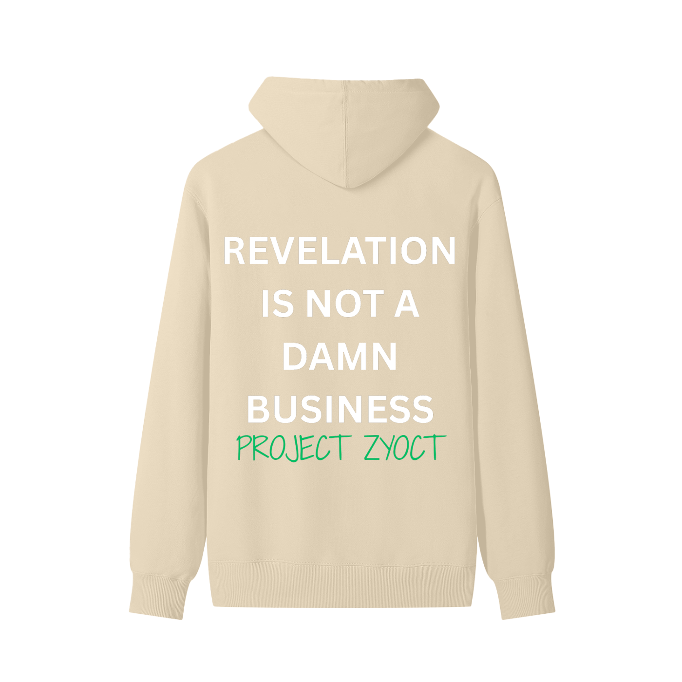 "Revelation is Not a Damn Business" Classic Cotton Hoodie
