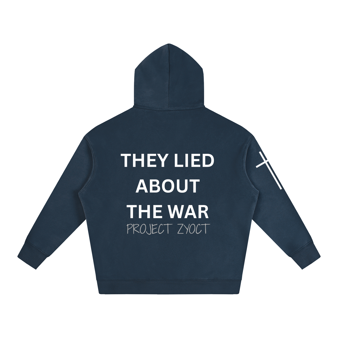 "They Lied About the War" Oversize Hoodie