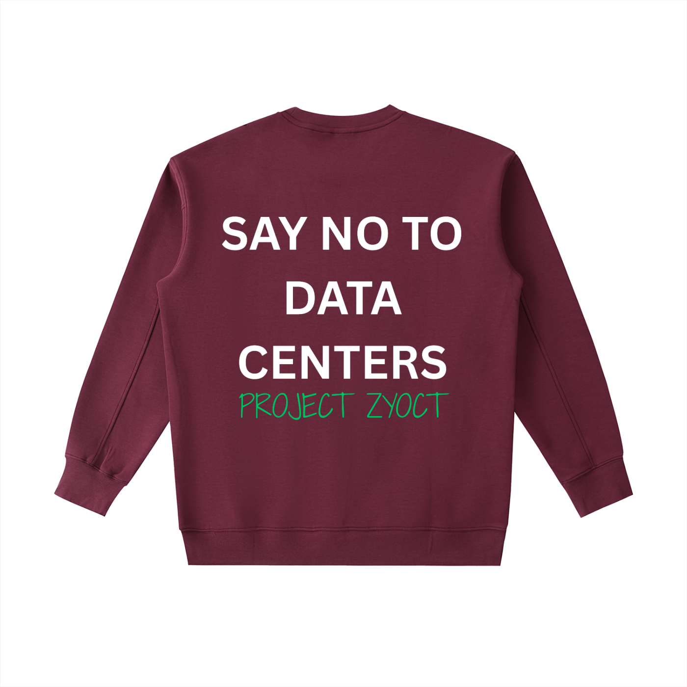 "Say No to Data Centers" Heavyweight Sweatshirt