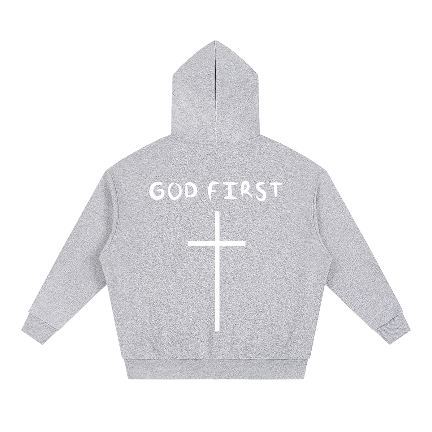 "GOD FIRST" Full Zip Hoodie