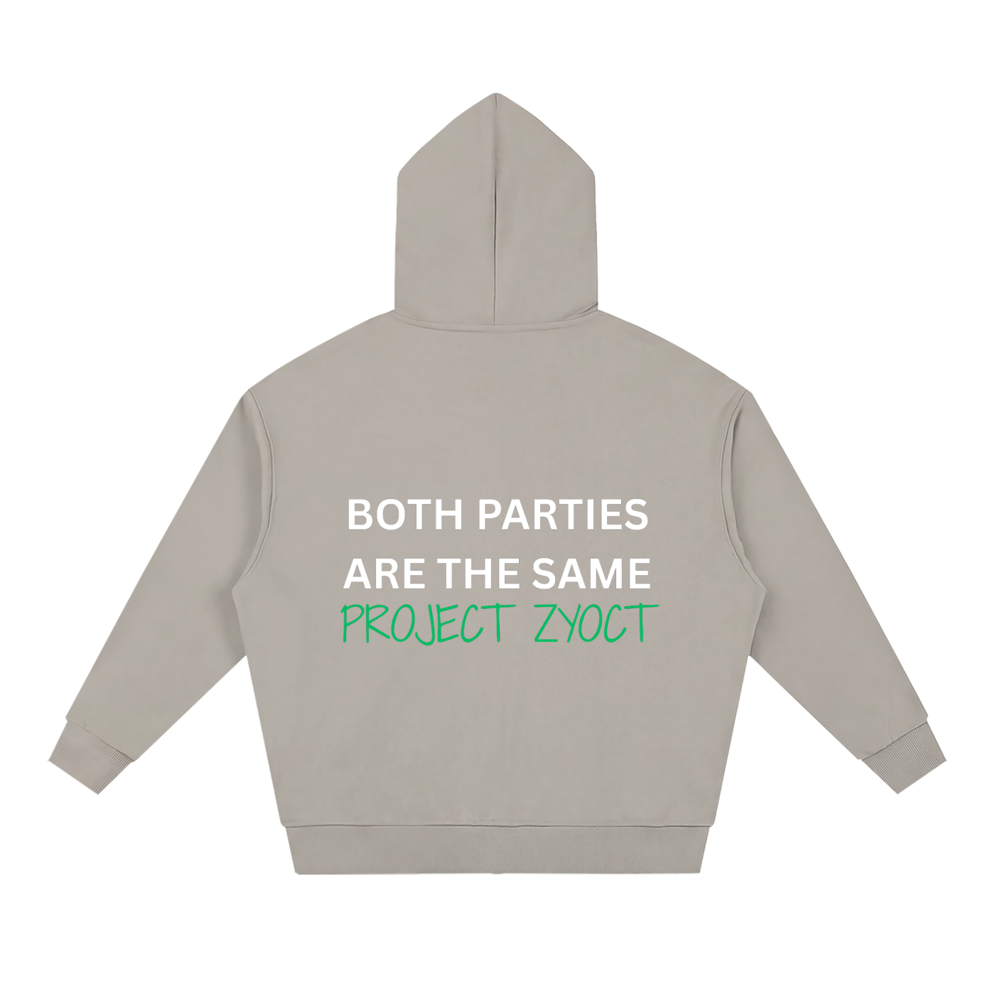 "Both Parties Are the Same" Full Zip Hoodie