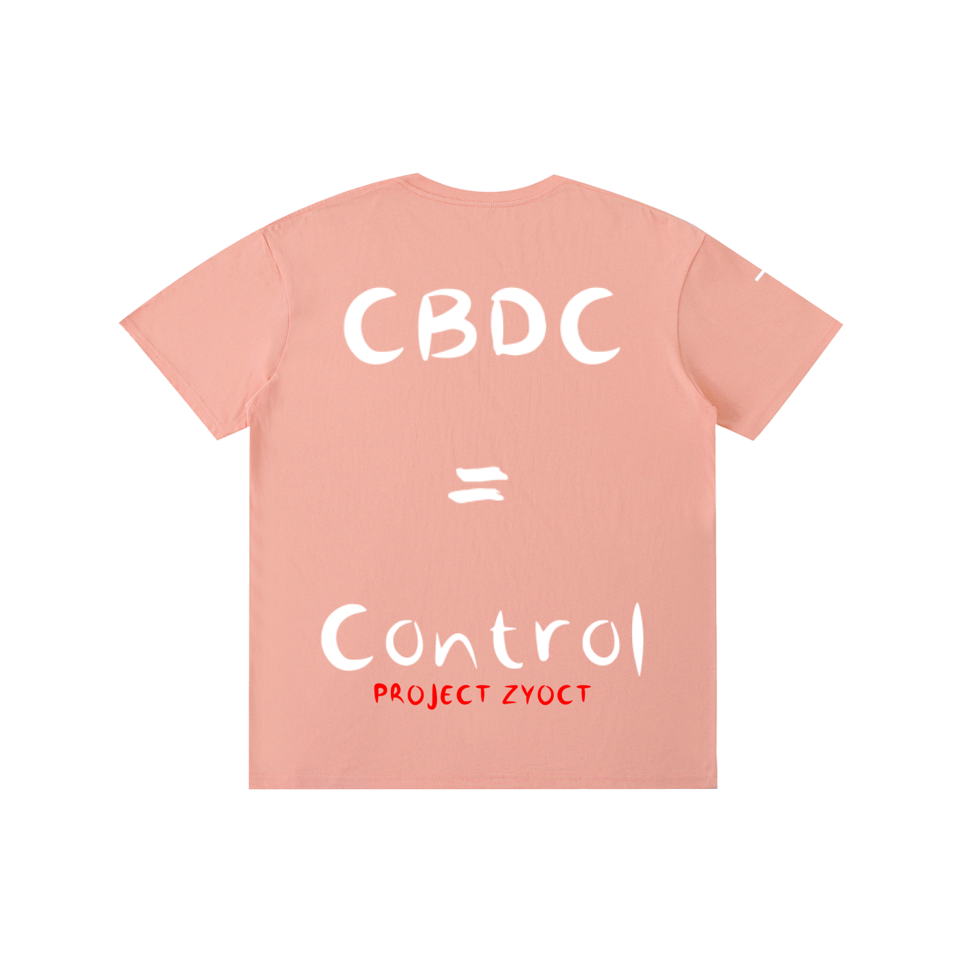 "CBDCs = Control" Cotton T-Shirt
