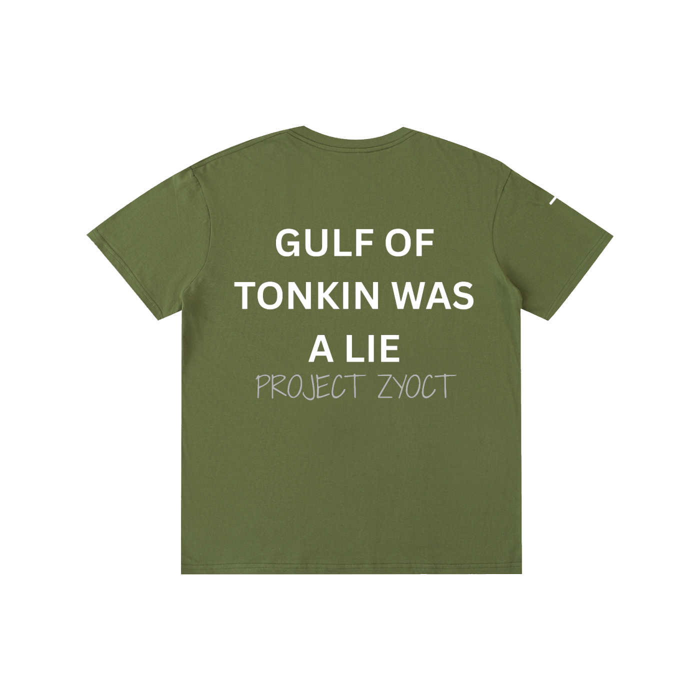 "Gulf of Tonkin Was a Lie" Cotton T-Shirt