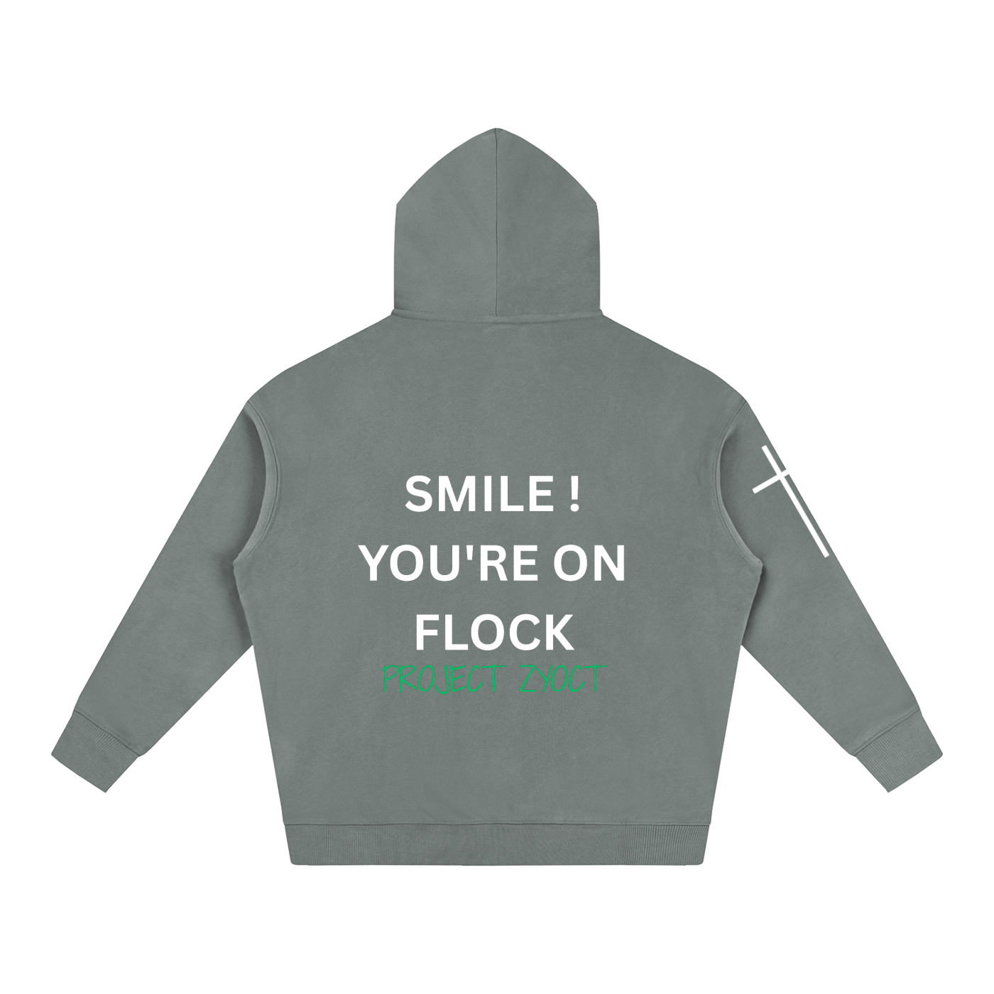 "Smile You're On Flock" Oversize Hoodie