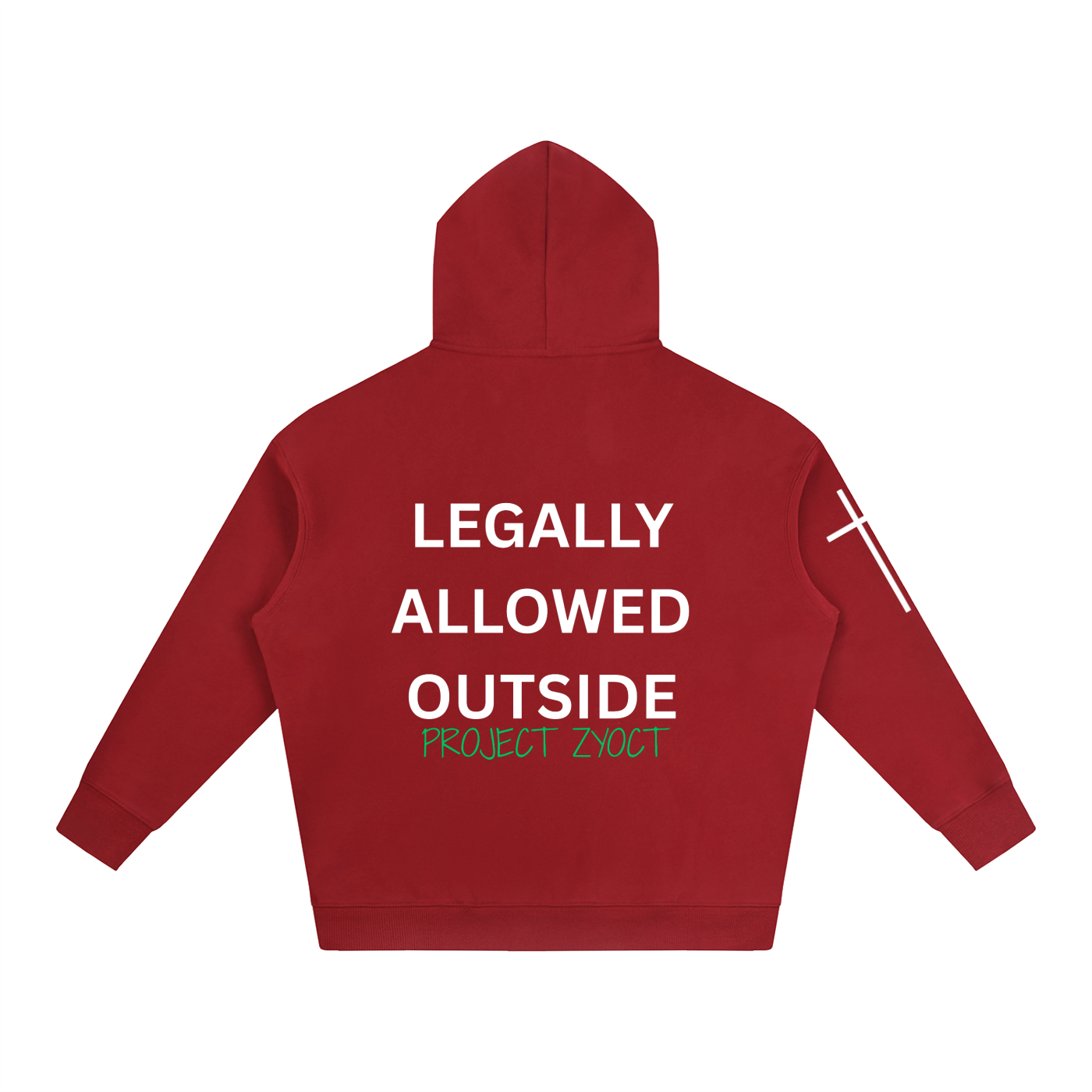 "Legally Allowed Outside" Oversize Hoodie