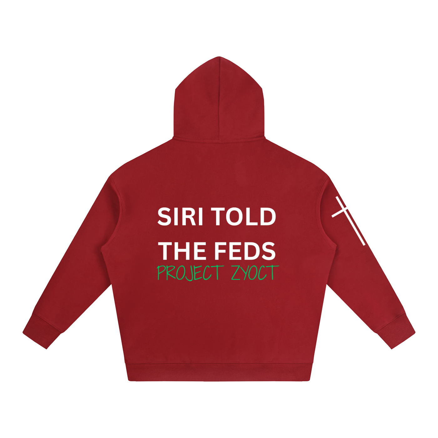 "Siri Told the Feds" Oversize Hoodie