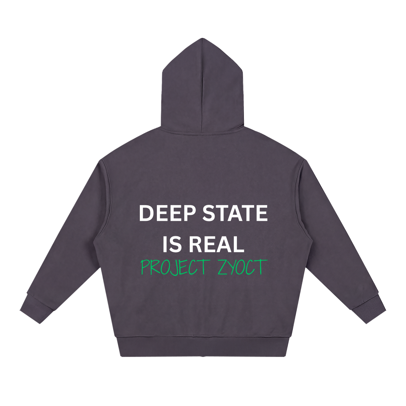 "Deep State is Real" Full Zip Hoodie