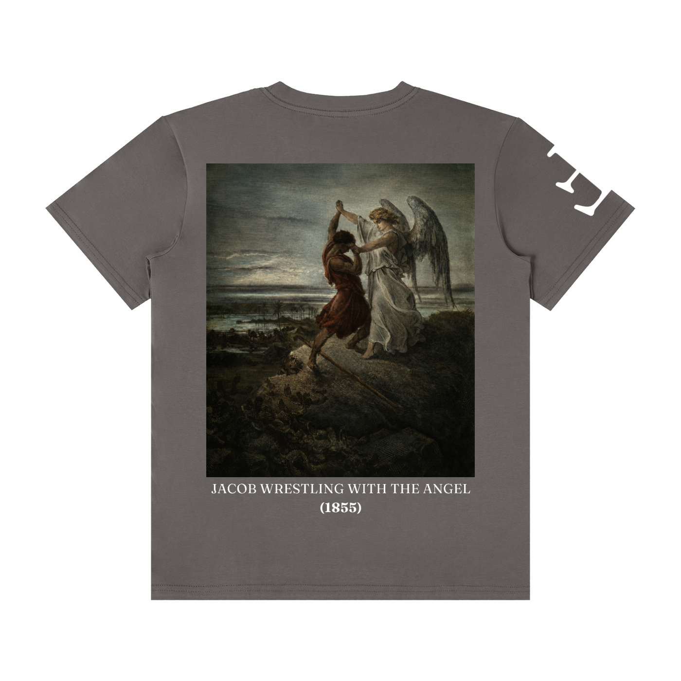 Jacob Wrestling with the Angel (1855) T-Shirt