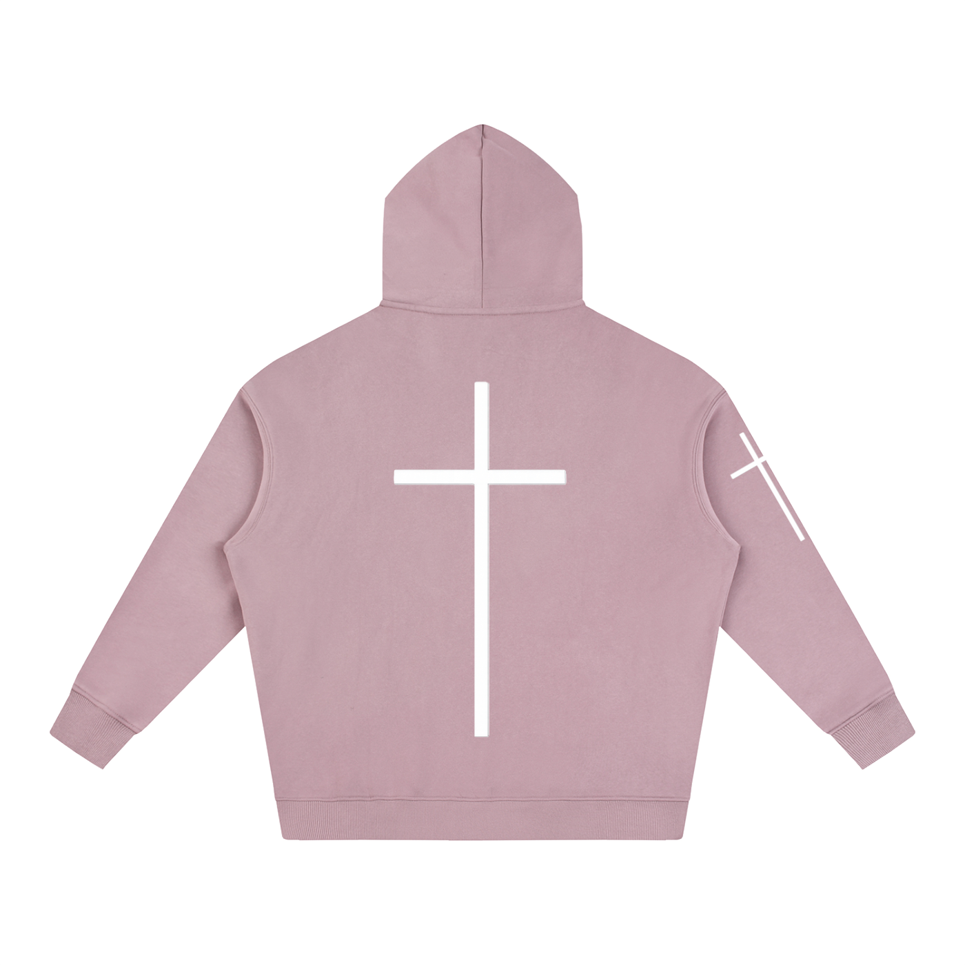 Simple Cross Oversize Hoodie