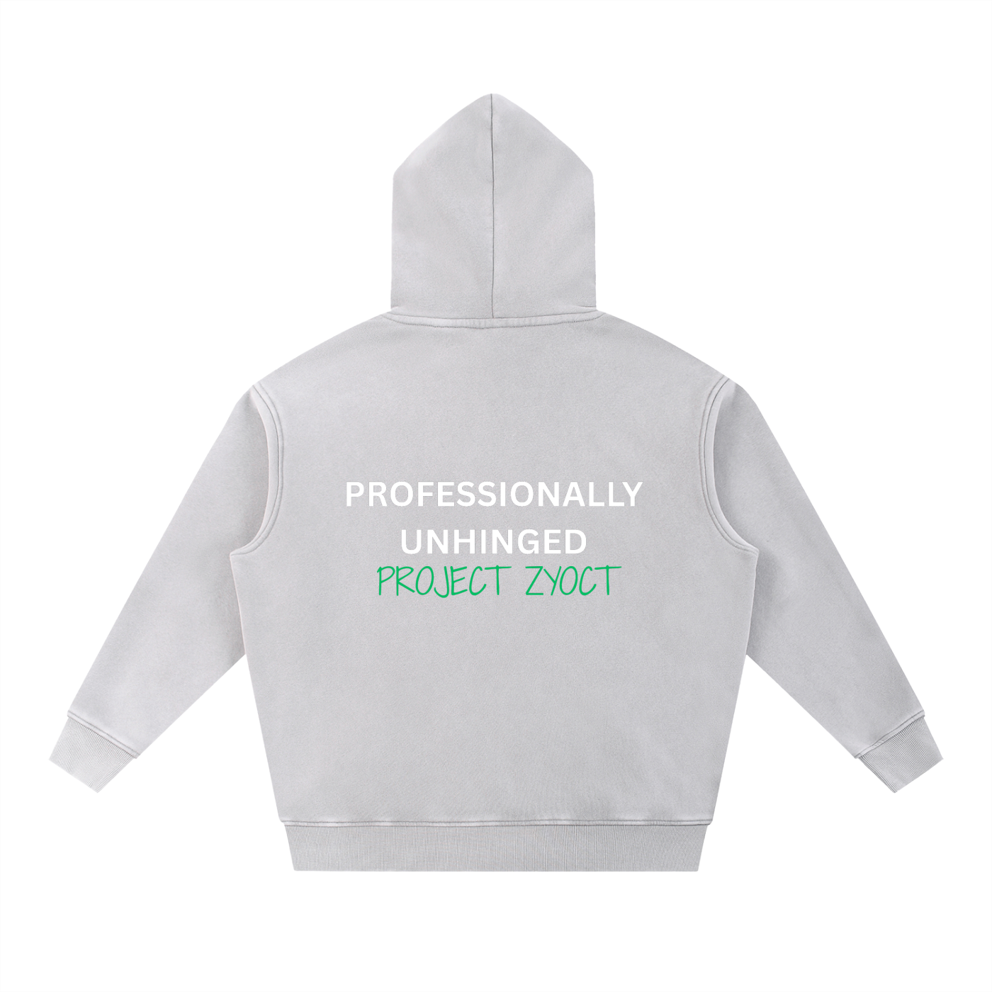 "Dissociating Professionally" Snow Wash Oversize Hoodie