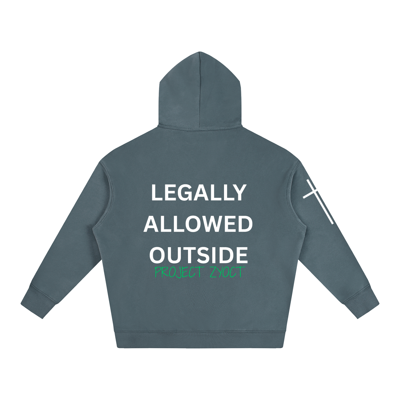 "Legally Allowed Outside" Oversize Hoodie