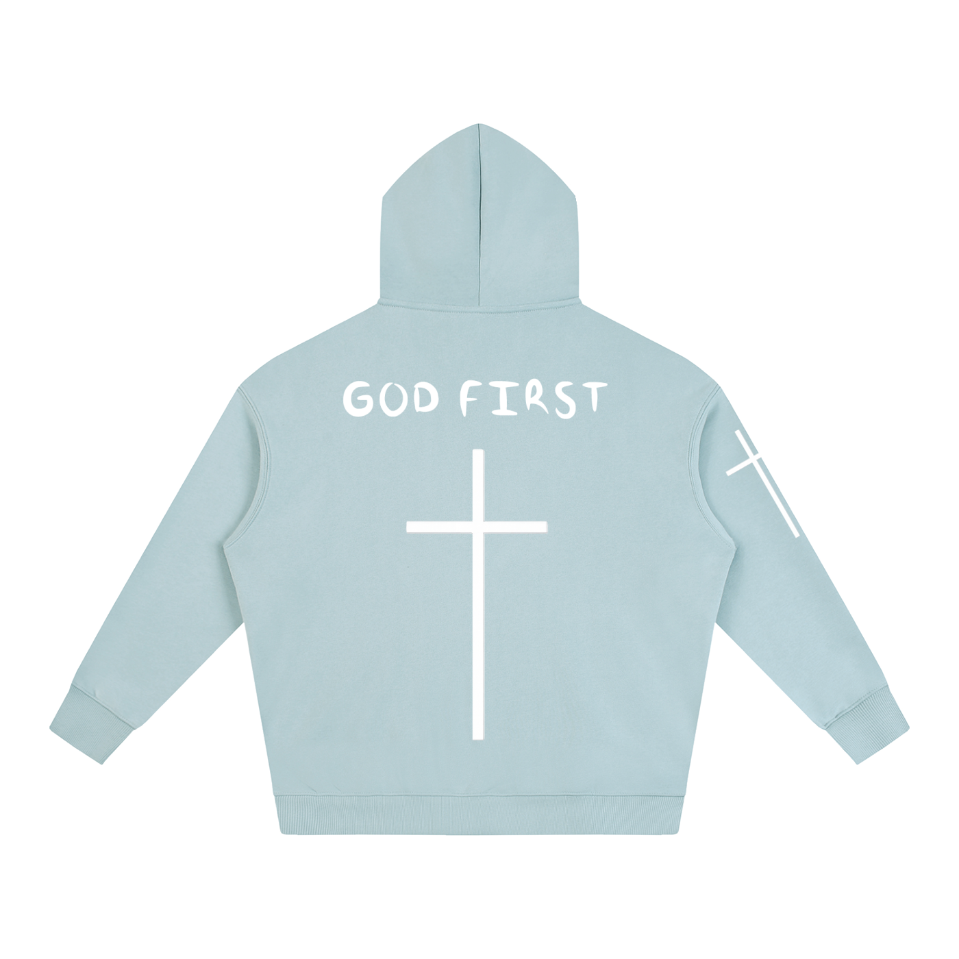 "GOD FIRST" Oversize Hoodie