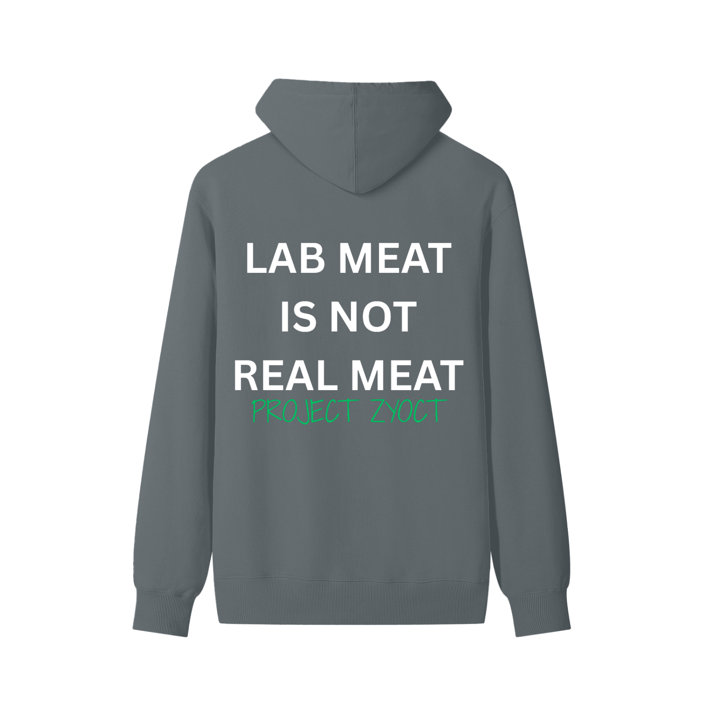"Lab Meat is Not Real Meat" Classic Cotton Hoodie