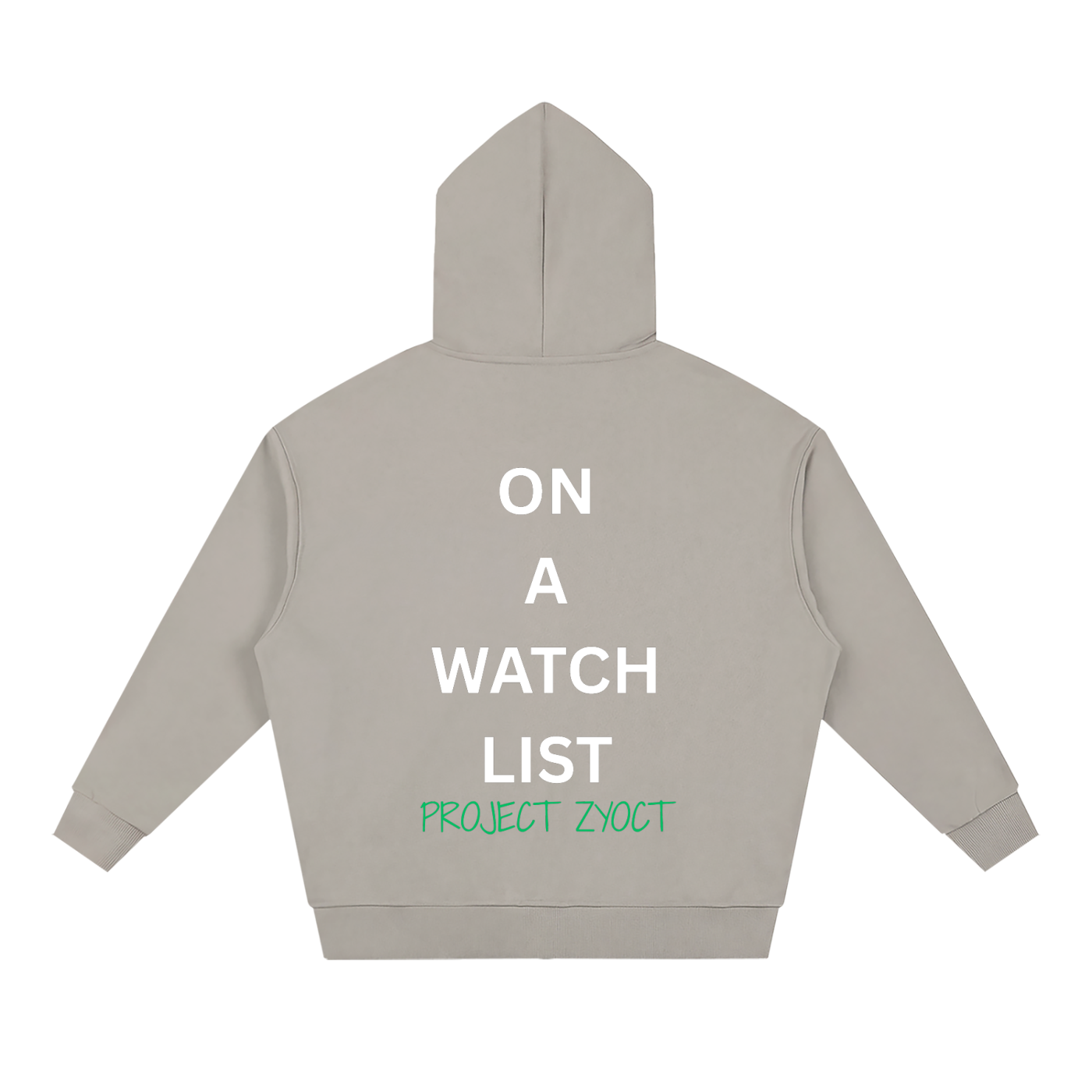"On a watch list" Full Zip Hoodie