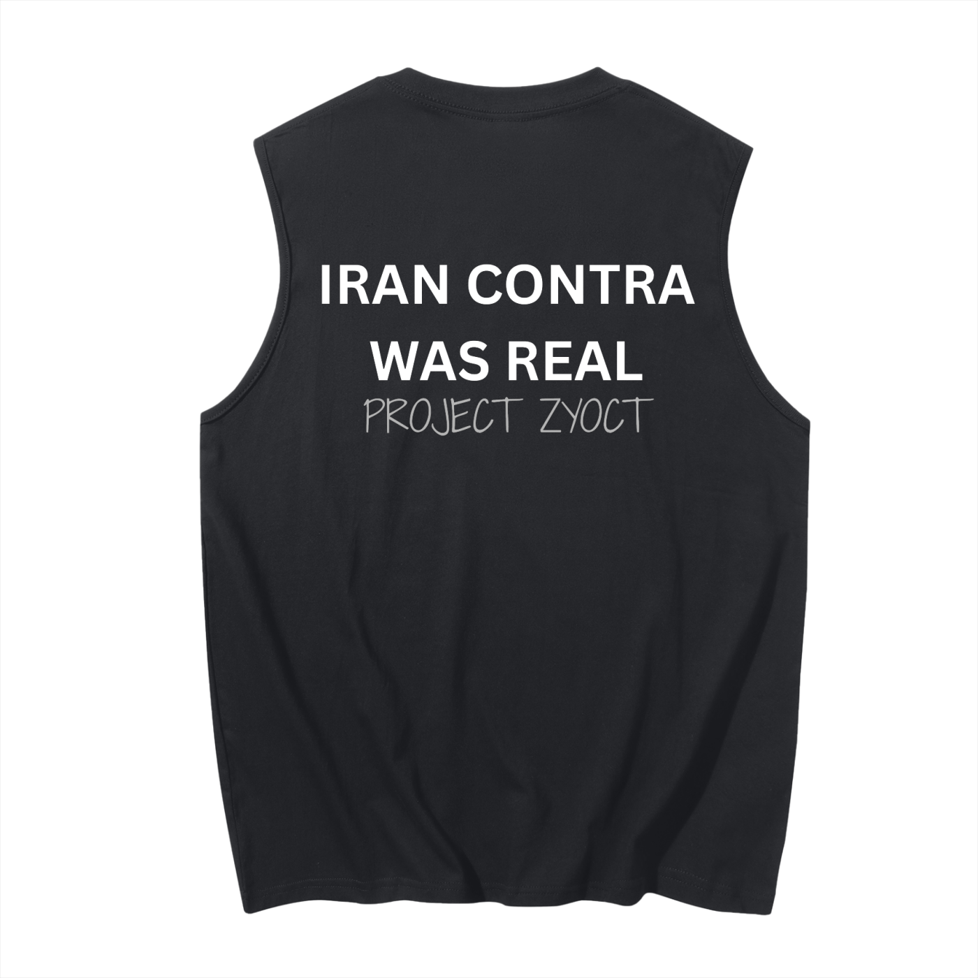 "Iran Contra Was Real" Cotton Tank Top