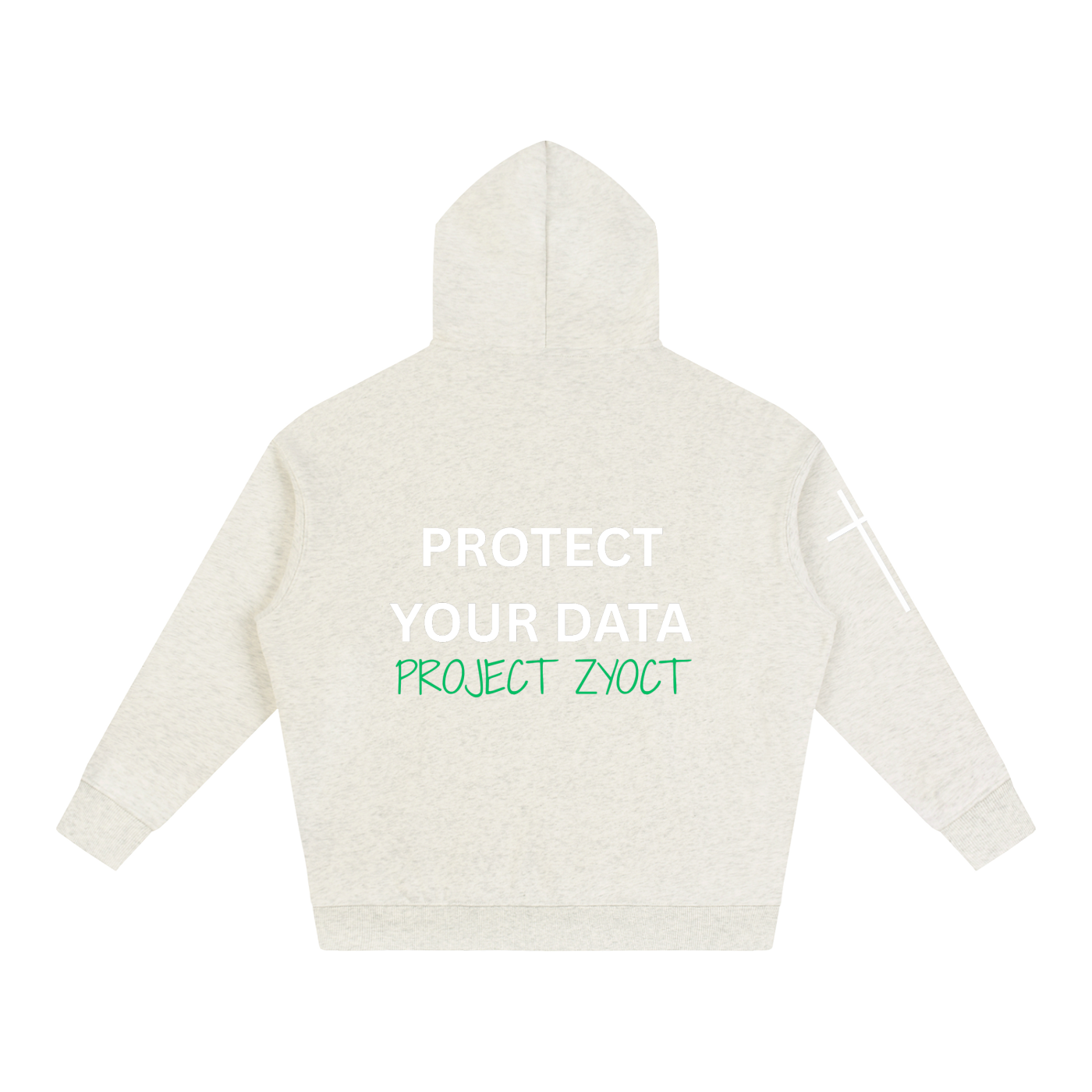 "Protect Your Data" Oversize Hoodie