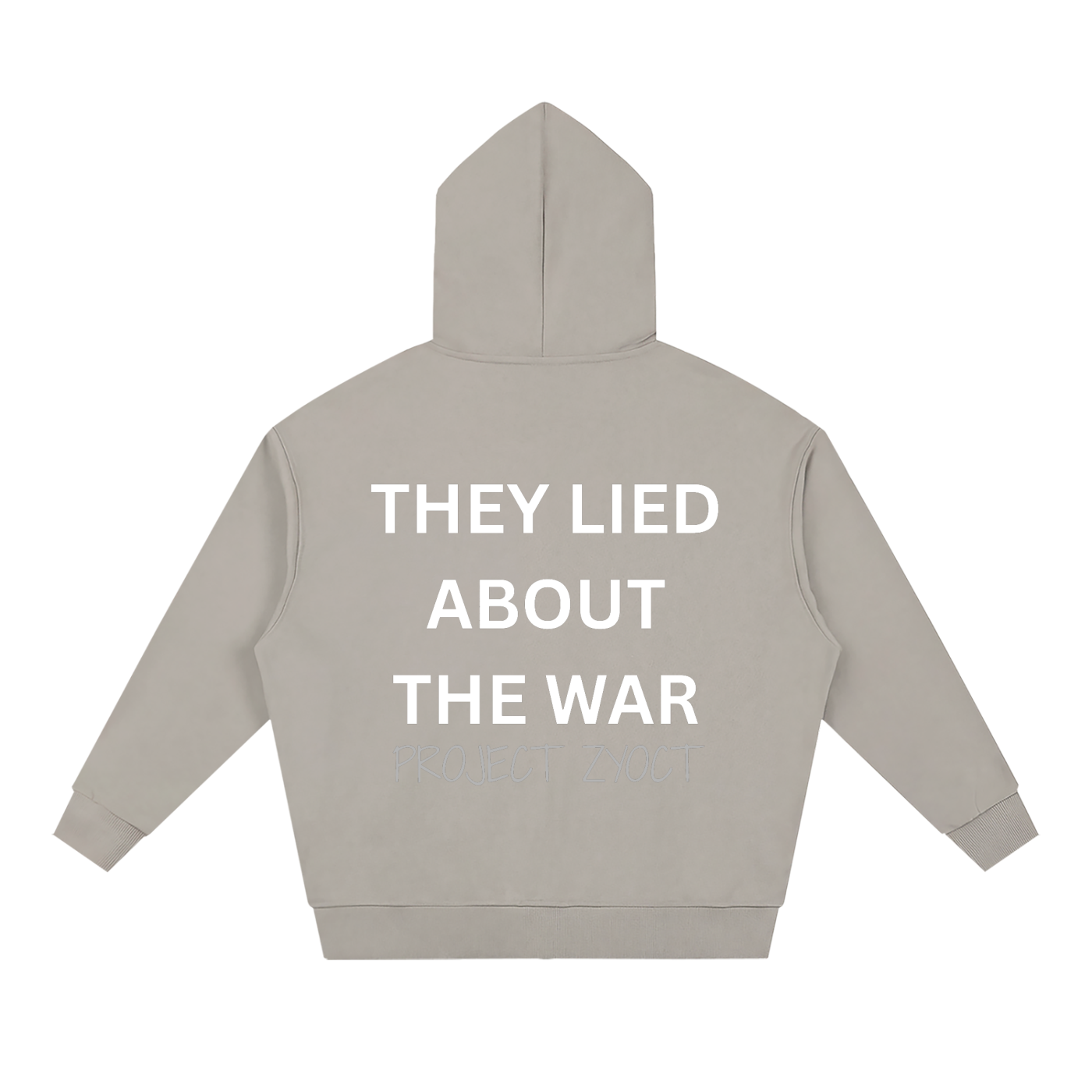 "They Lied About the War" Full Zip Hoodie