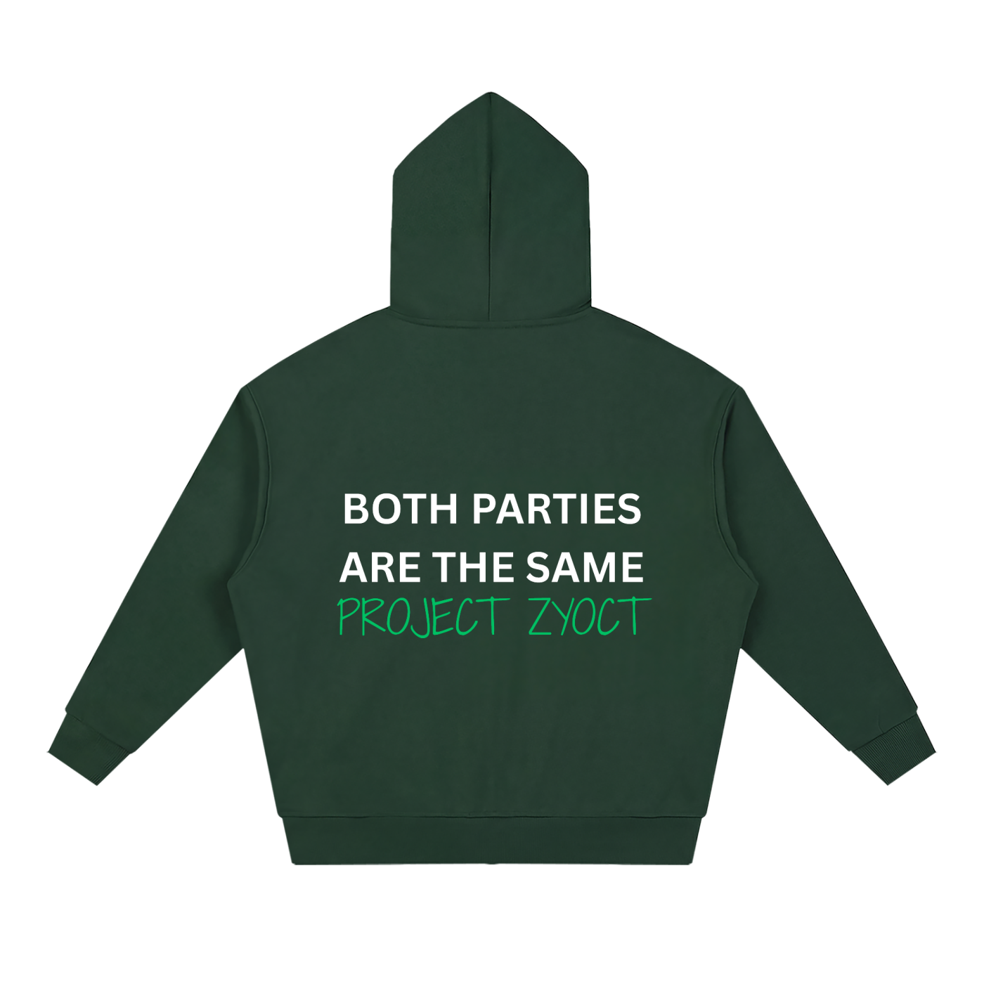 "Both Parties Are the Same" Full Zip Hoodie