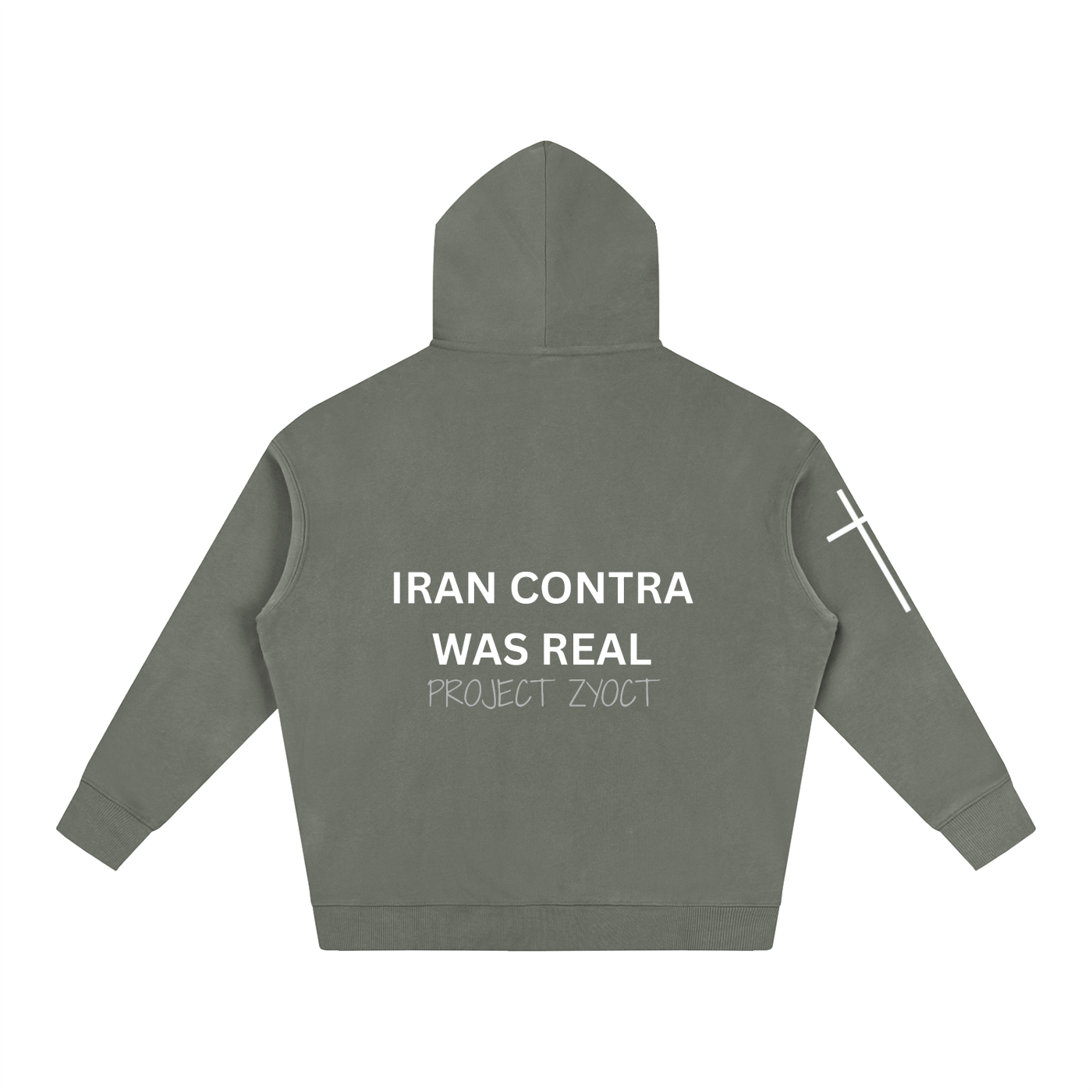 "Iran Contra Was Real" Oversize Hoodie