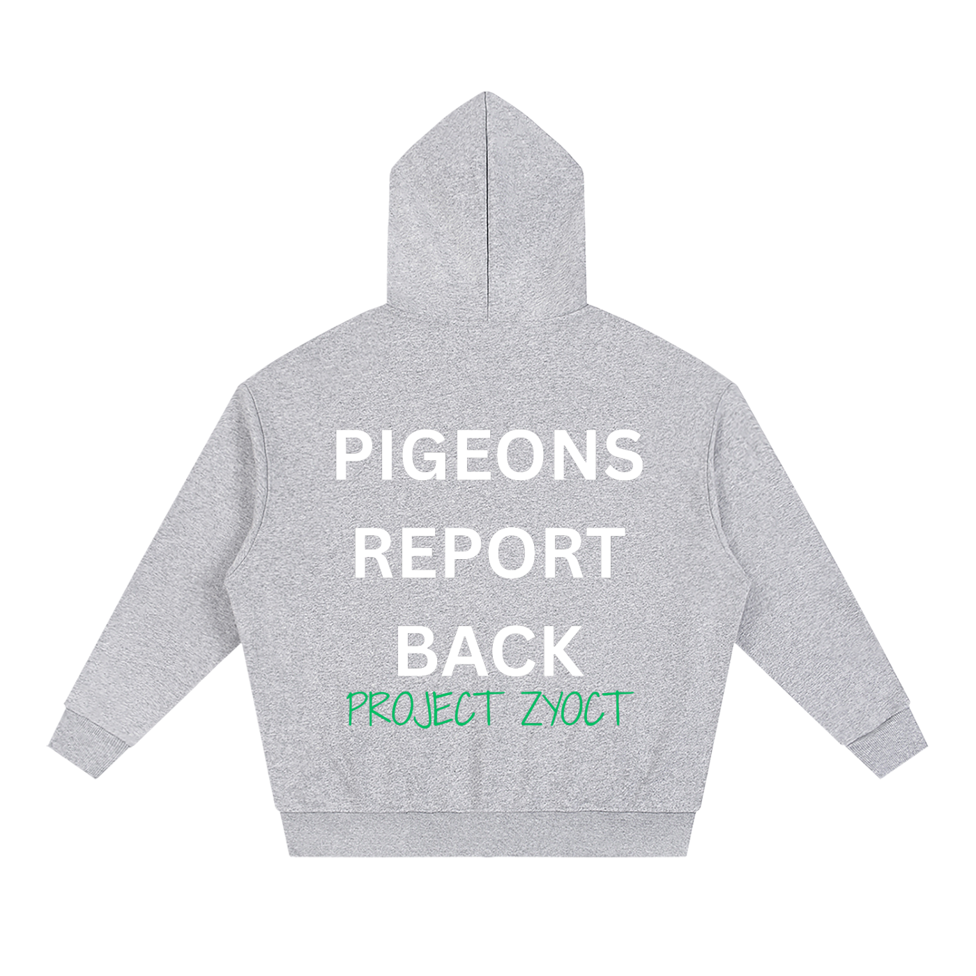 "Pigeons Report Back" Full Zip Hoodie