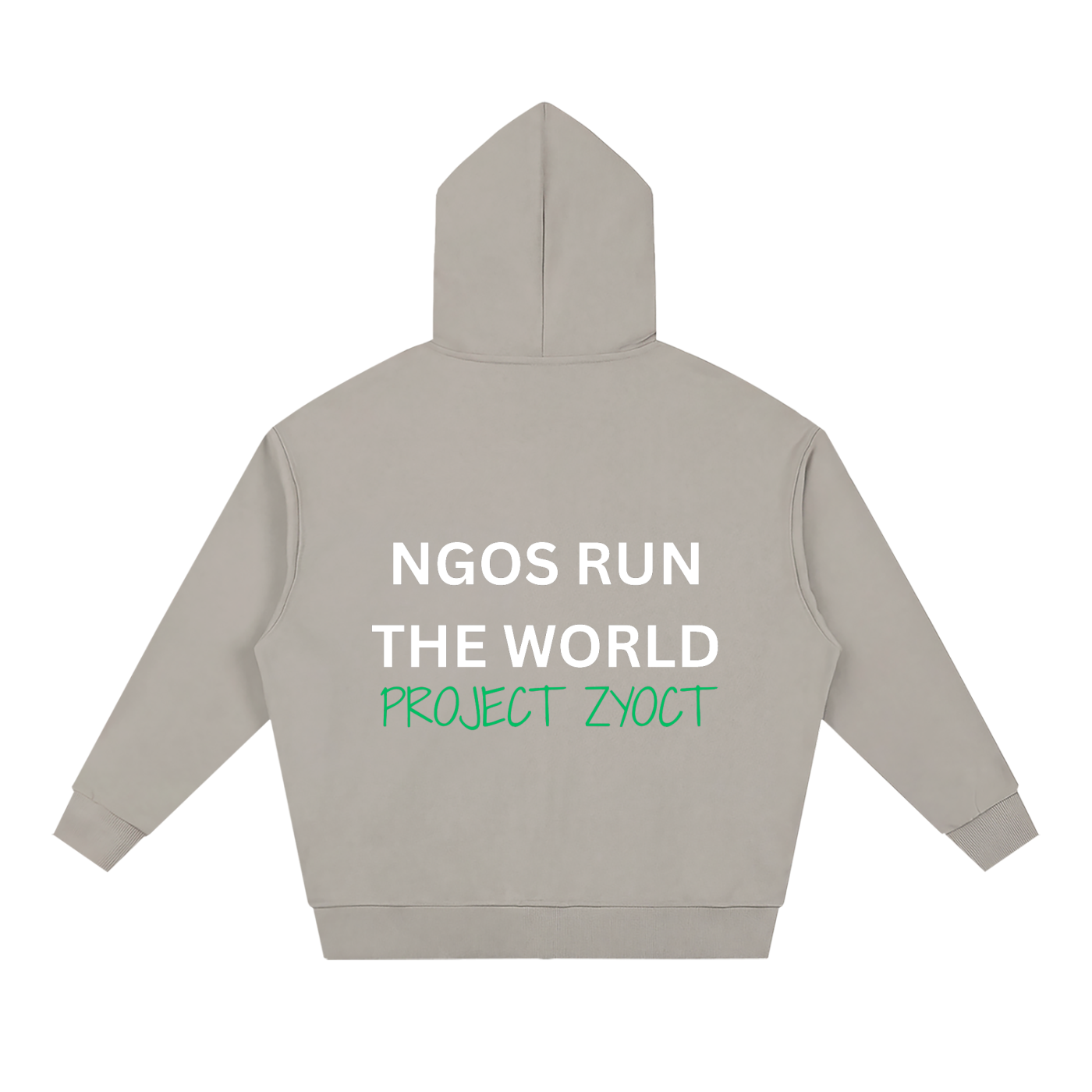 "NGOs Run the World" Full Zip Hoodie